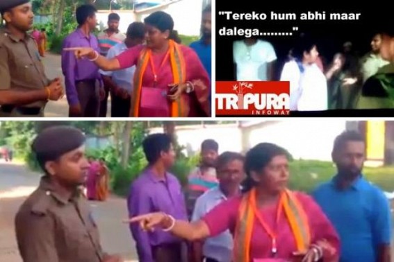 Crime Queen Pratimaâ€™s rise in Political ladders brewing Mafia styles in Tripura Politics :Security forces upheld Law & Order, Netizens condemn Mimiâ€™s hooligan threats to Police officials